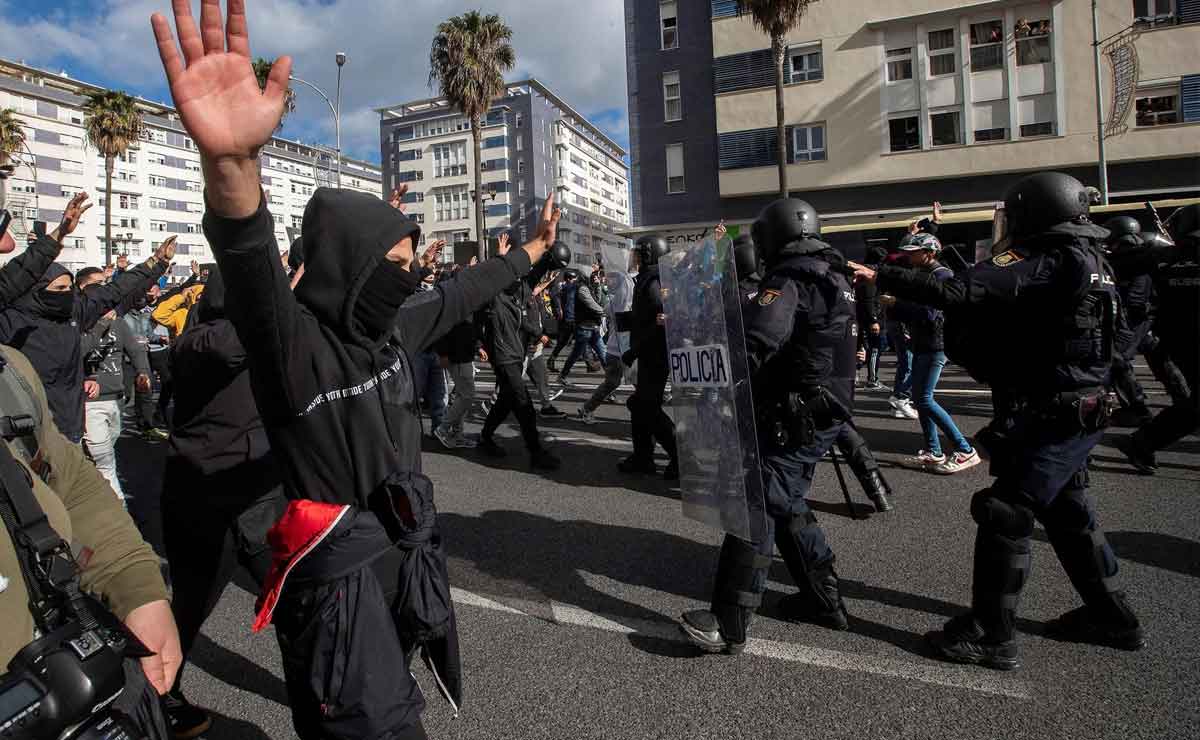 Continúan las protestas en Cádiz para desbloquear el conflicto del metal