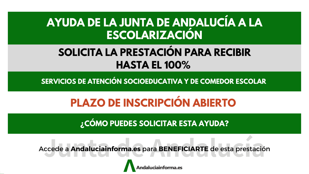 AYUDA de la Junta de Andalucía a la ESCOLARIZACIÓN