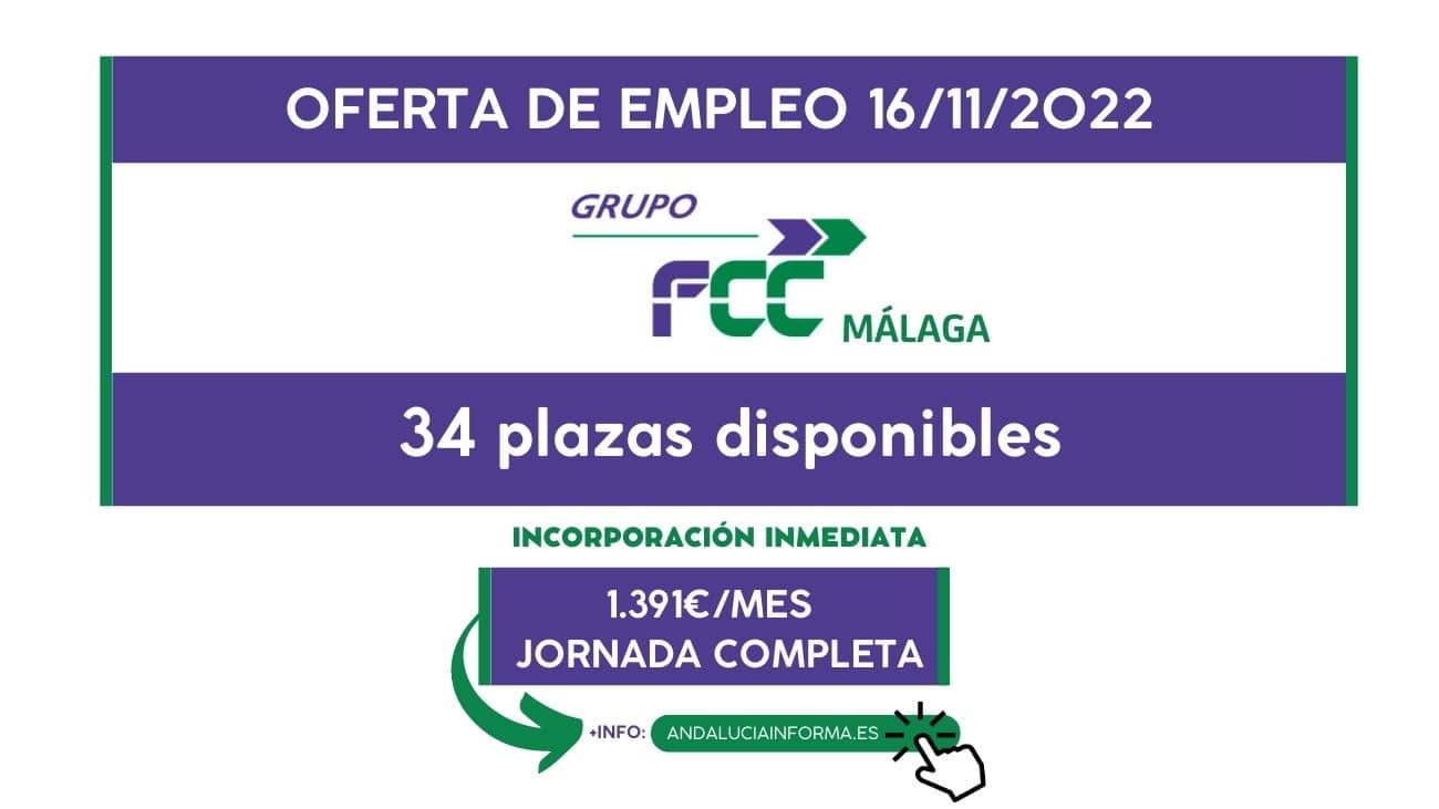 Trabajar en FCC en Málaga