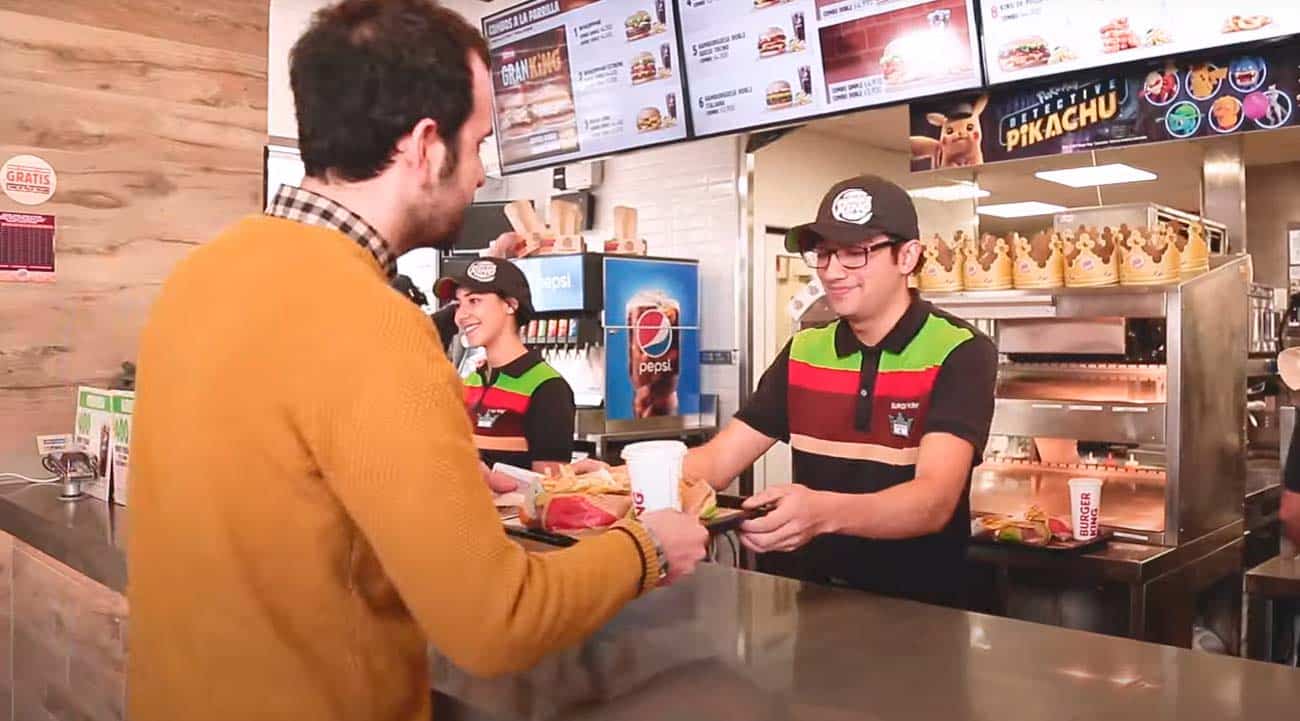 trabajar Burger King