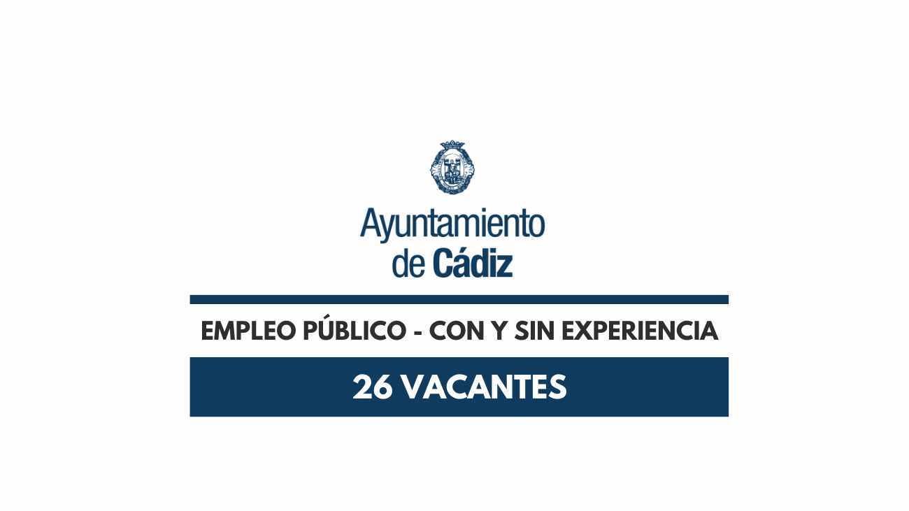empleo público Ayuntamiento de Cádiz
