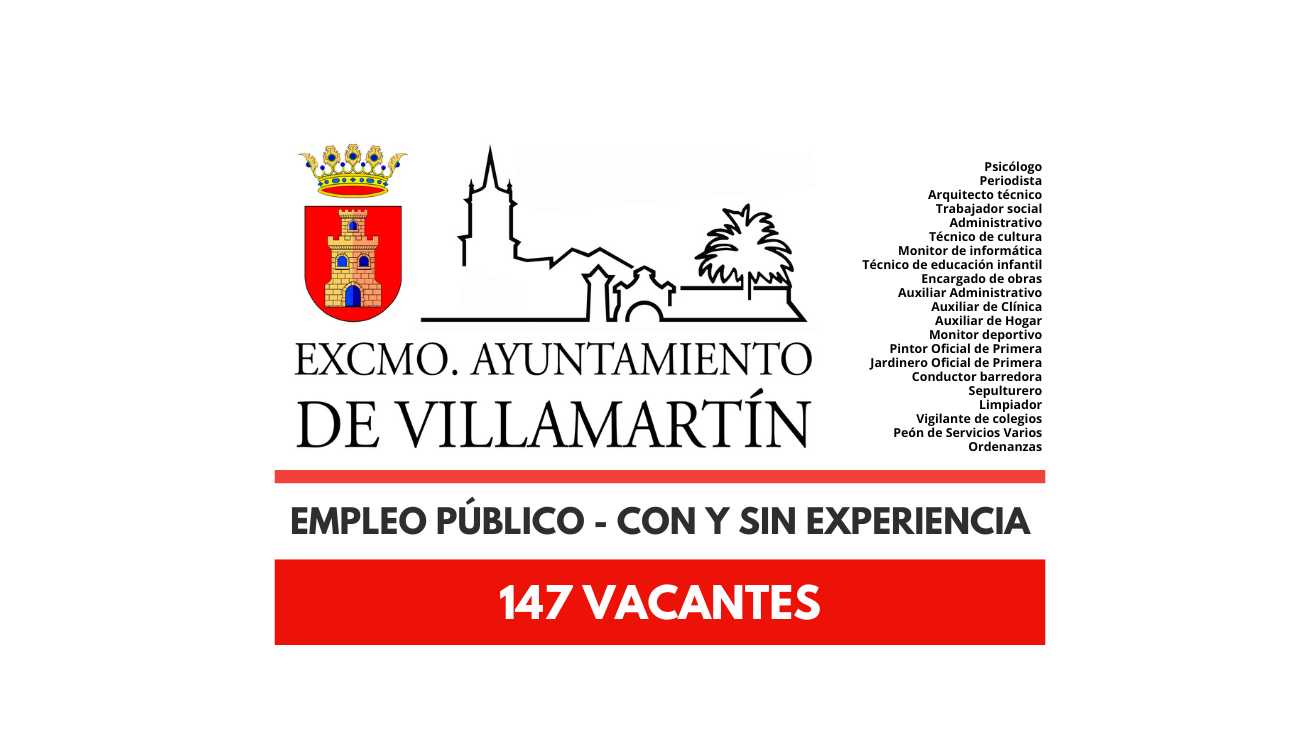 empleo público Ayuntamiento de Villamartín