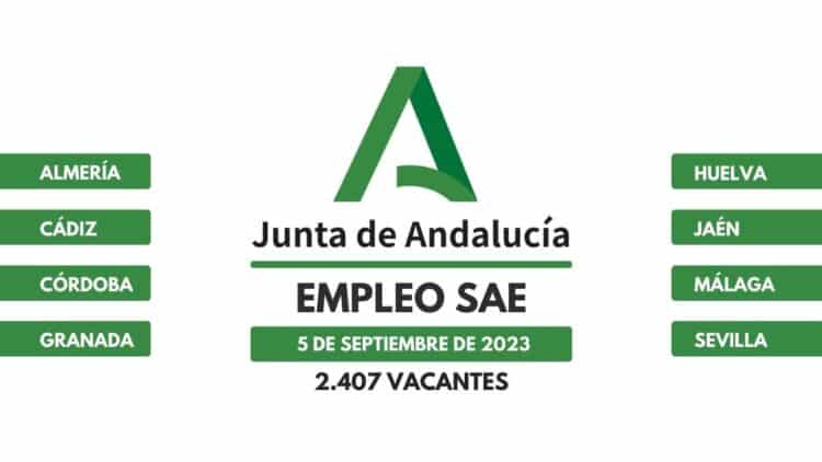 Ofertas de empleo SAE: Martes 5 de septiembre de 2023