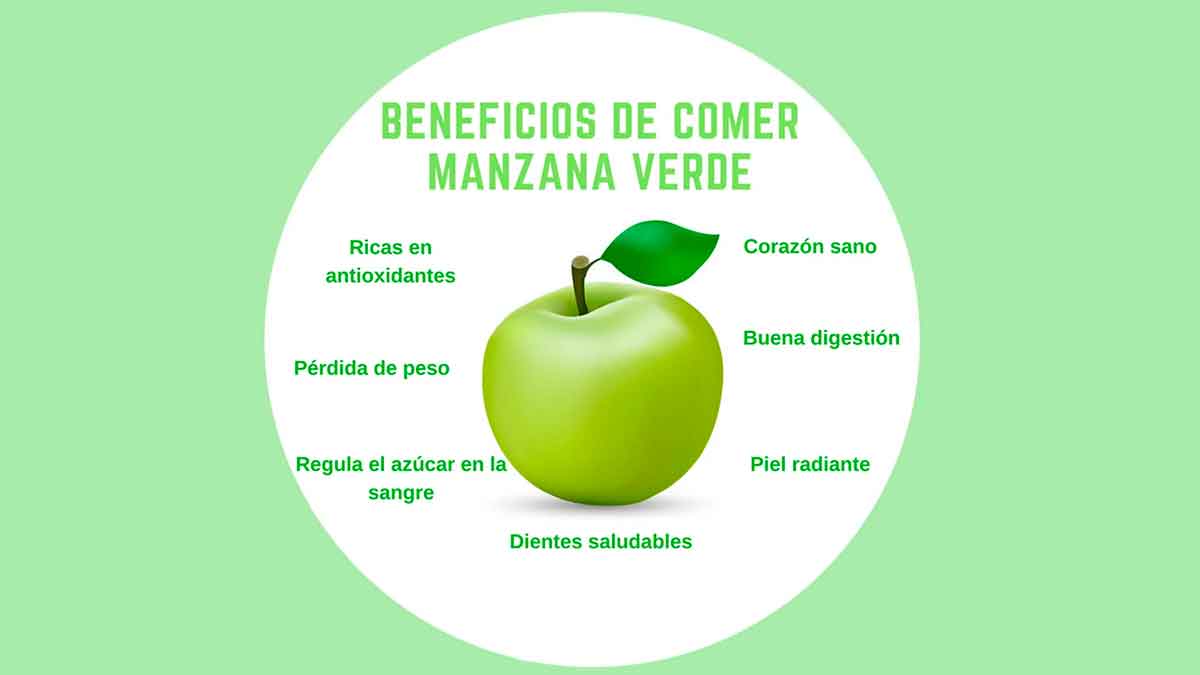 La manzana también aporta cafeína.