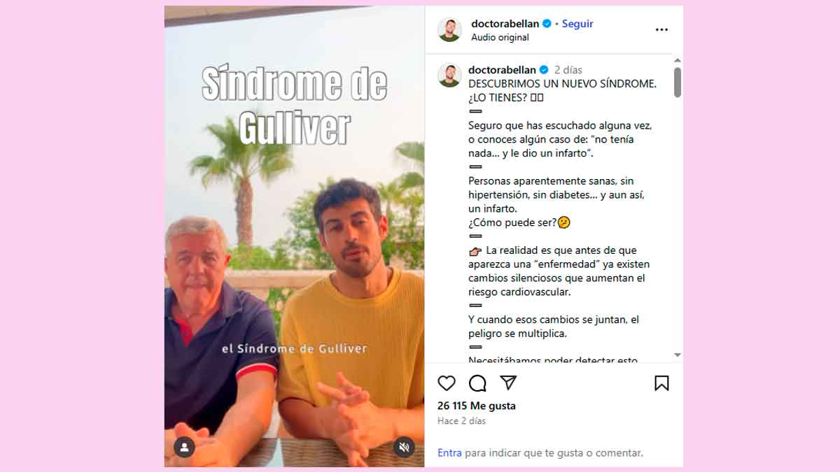 El cardiólogo José Abellán explica el síndrome Gulliver y los prefactores de riesgo de infarto