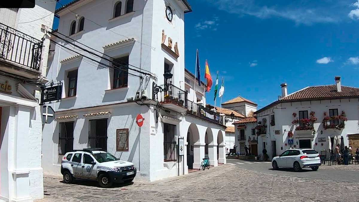 Ayuntamiento de Grazalema donde se tramitan las ayudas por el temporal en Andalucía