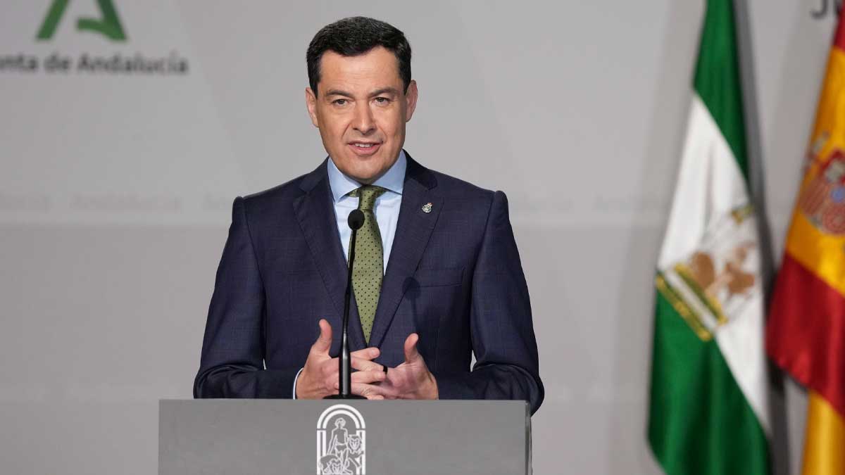 Juan Manuel Moreno anuncia elecciones en Andalucía el 17 de mayo desde el Palacio de San Telmo
