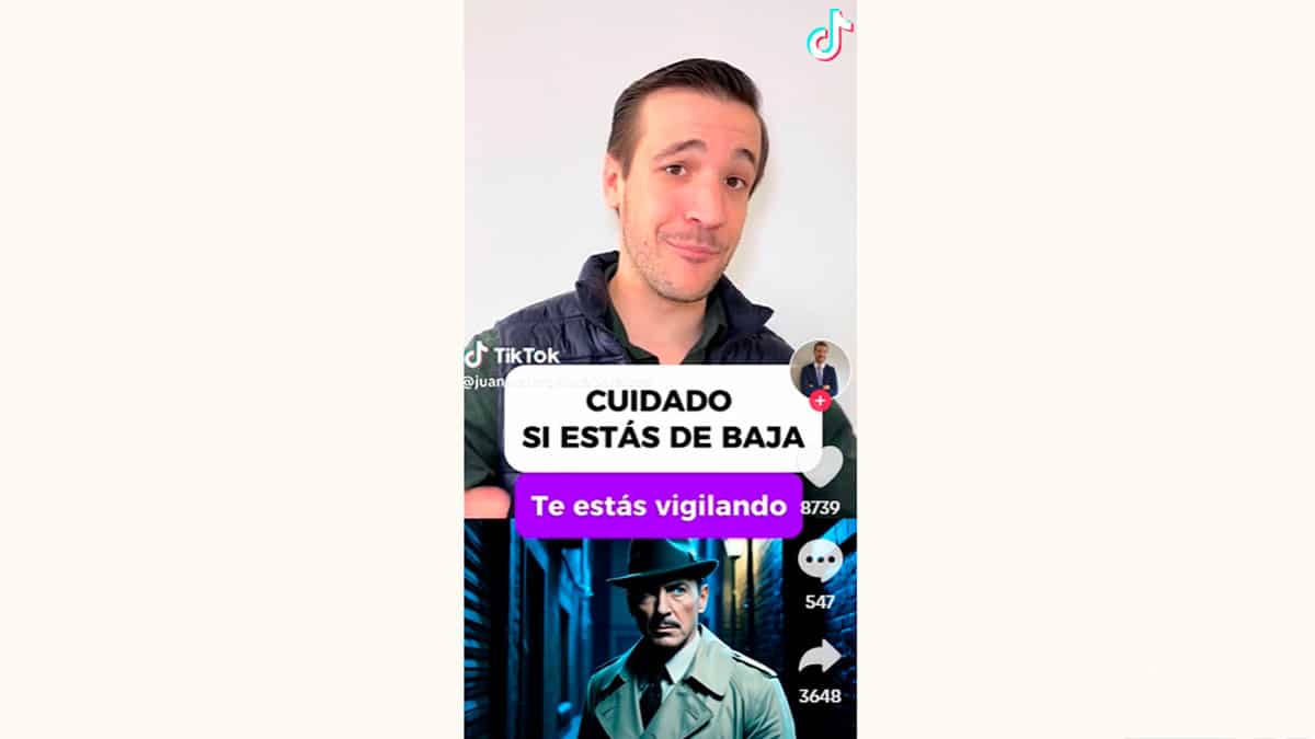 Juanma Lorente advierte en TikTok sobre vigilancia a trabajadores de baja médica