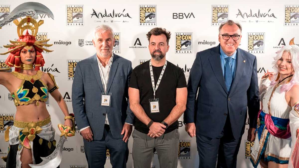Comic-Con Málaga presentación 2026 autoridades y cosplayers en Andalucía