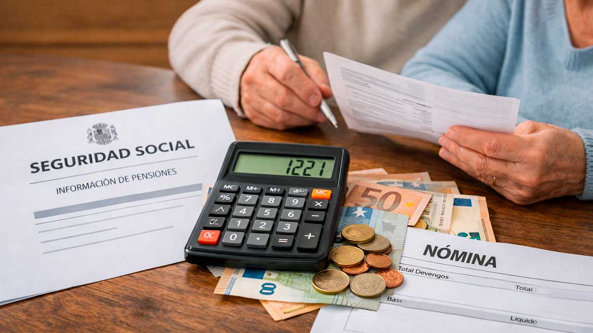 Pensión de jubilación con SMI 2026 cálculo con nómina euros y seguridad social