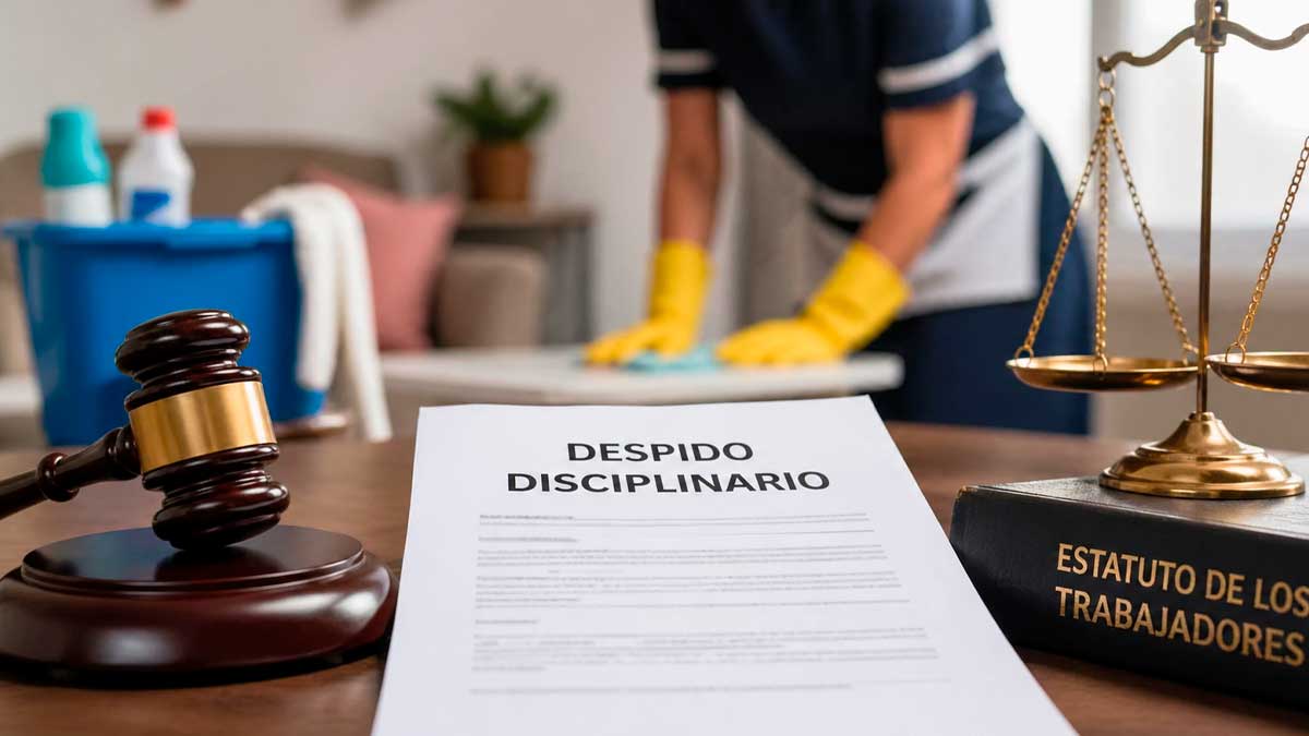 Despido disciplinario de empleada de hogar declarado improcedente con indemnización de 6500 euros