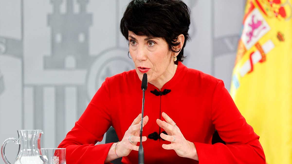 Portavoz del Gobierno durante una rueda de prensa sobre el Ingreso Mínimo Vital y nuevas condiciones para beneficiarios