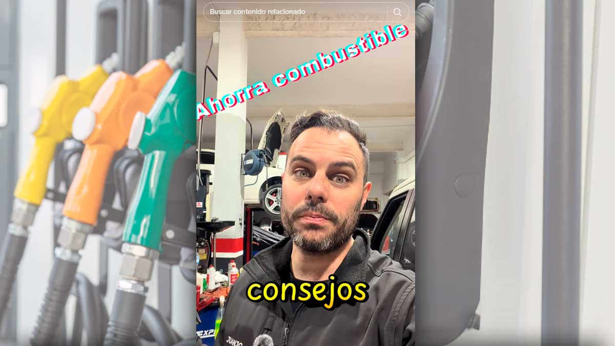 Un mecánico explica en su taller dos consejos prácticos para ahorrar combustible y reducir el consumo del coche