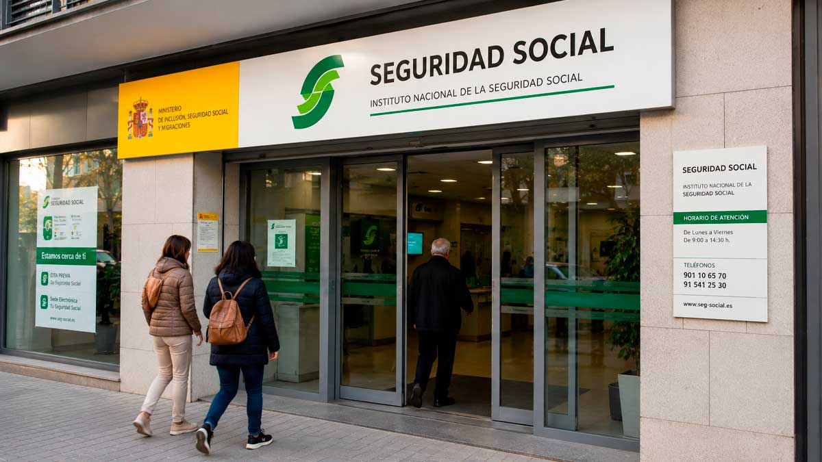 Oficina de la Seguridad Social en Andalucía donde se gestionan solicitudes del Ingreso Mínimo Vital
