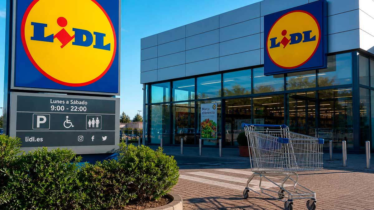 Supermercado Lidl donde un trabajador fue despedido tras faltar 6 días sin justificar