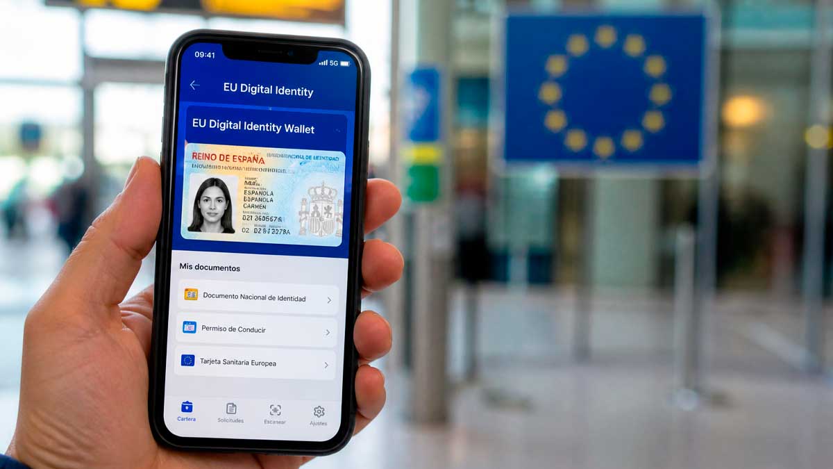DNI y documentos oficiales en móvil con la cartera digital europea en 2027
