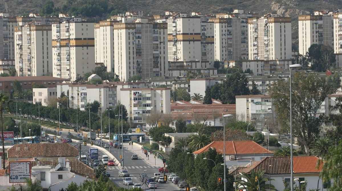 Vista de los bloques de viviendas de La Palma-Palmilla, en Málaga, donde los alquileres han alcanzado los 1.000 euros