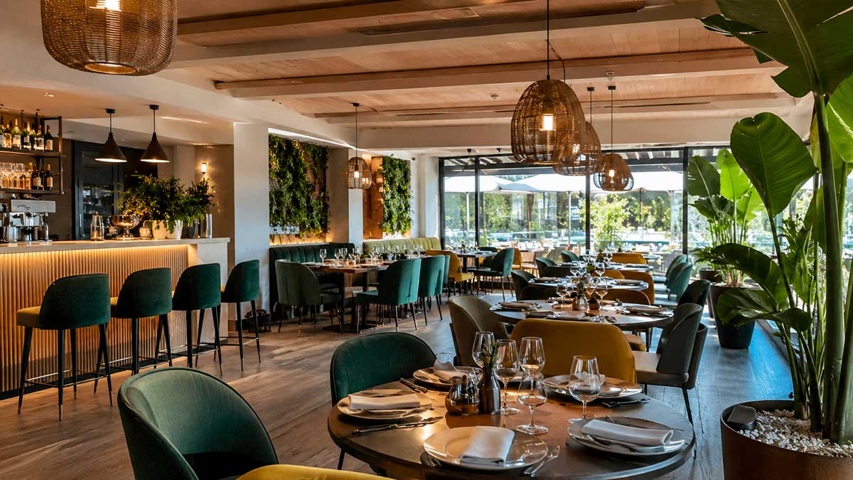 Restaurante moderno en Andalucía beneficiario de ayudas de hasta 220.000 euros para mejorar instalaciones y sostenibilidad