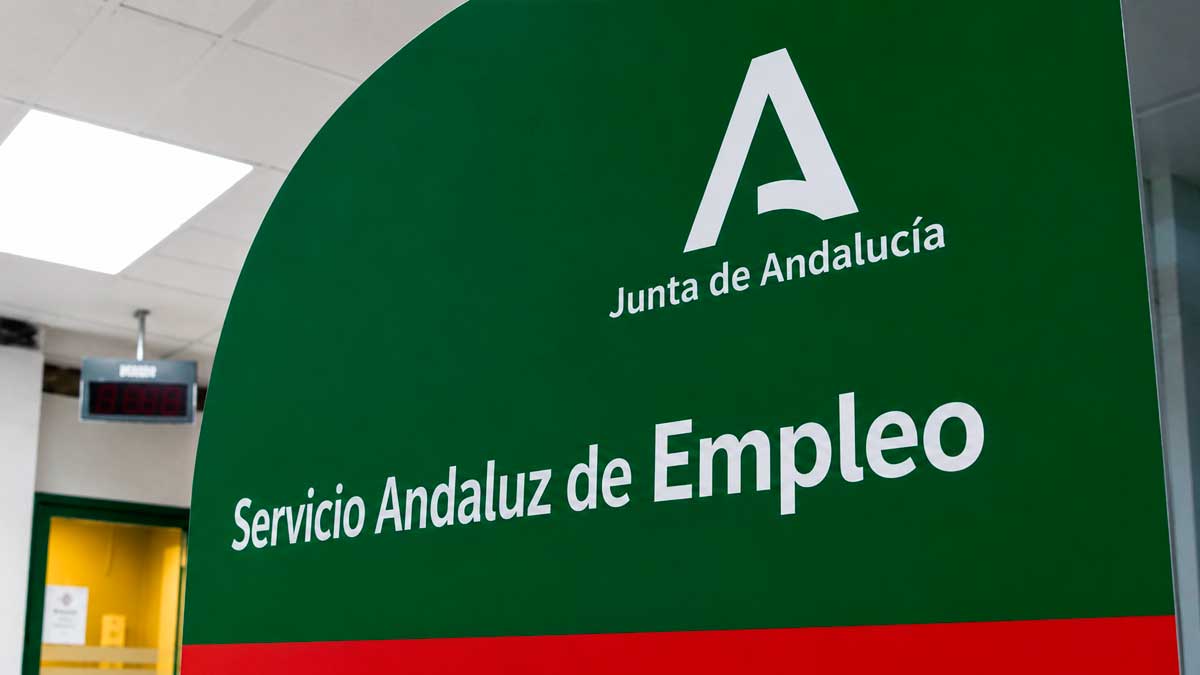 Servicio Andaluz de Empleo durante la publicación de los datos del paro en Andalucía