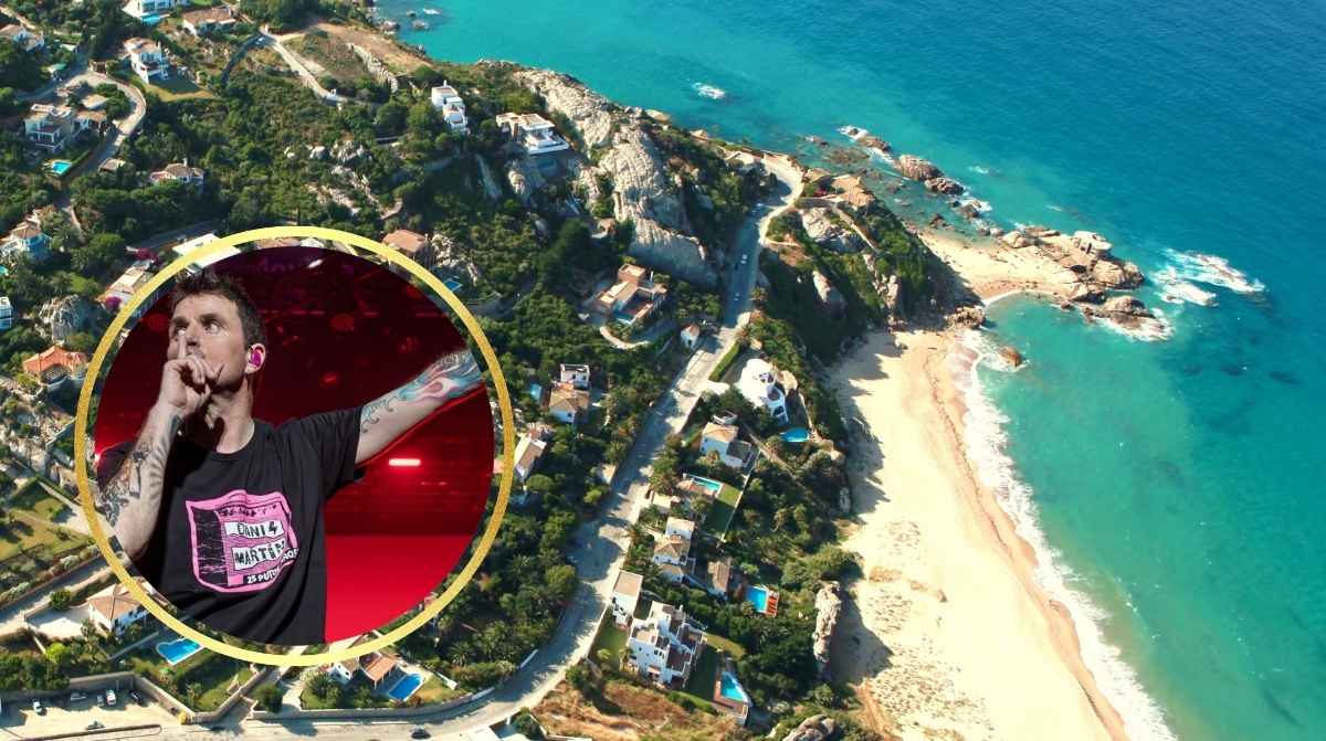 Dani Martín en Atlanterra, Zahara de los Atunes, Cádiz, donde tiene su refugio frente al Atlántico