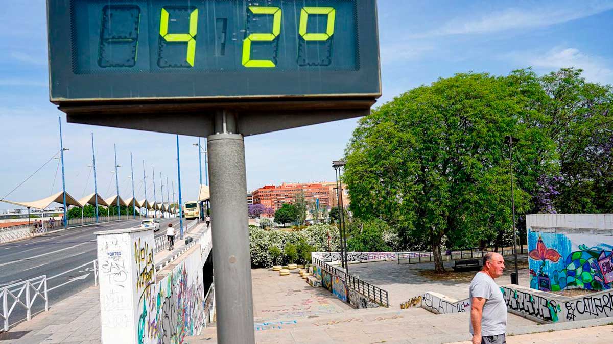 Termómetro marca 42 grados en Andalucía durante la primera ola de calor