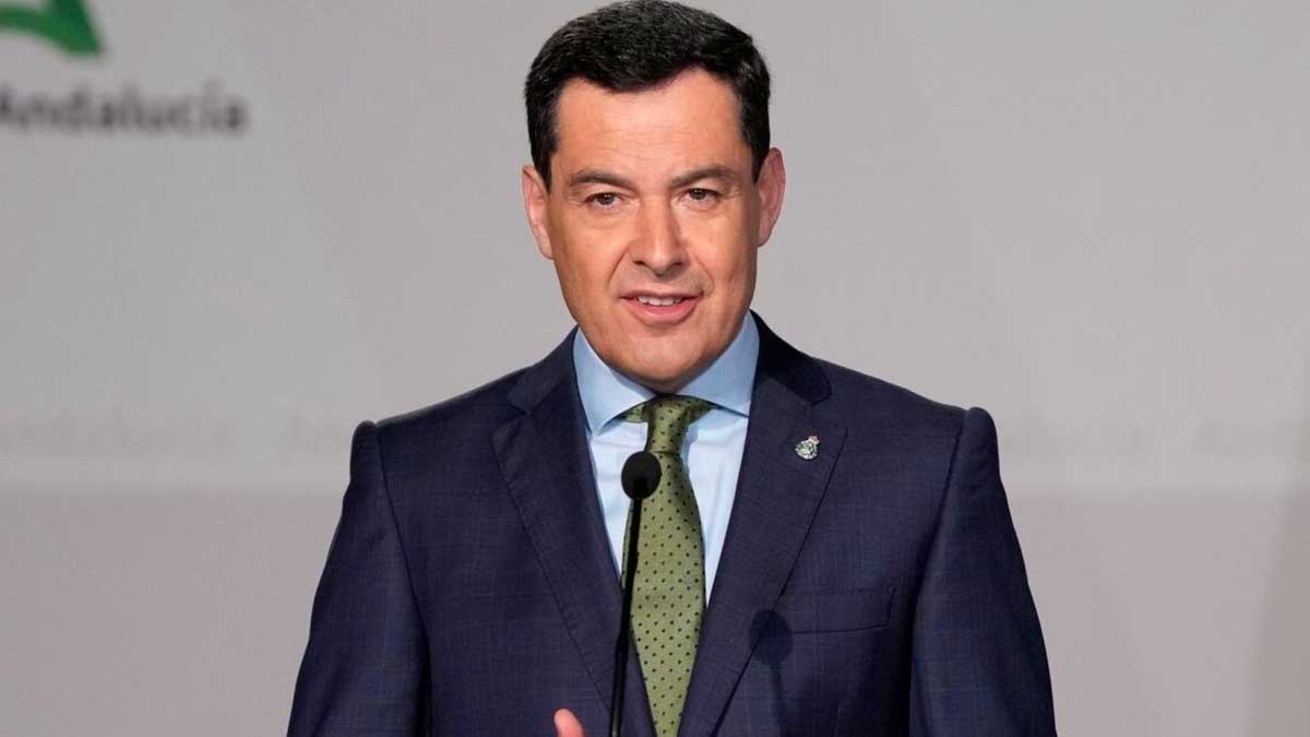 Presidente de la Junta de Andalucía hablando sobre el aval para la hipoteca