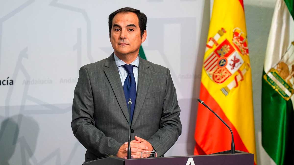 José Antonio Nieto durante el primer Consejo de Dirección de la Consejería de Inteligencia Artificial de Andalucía.