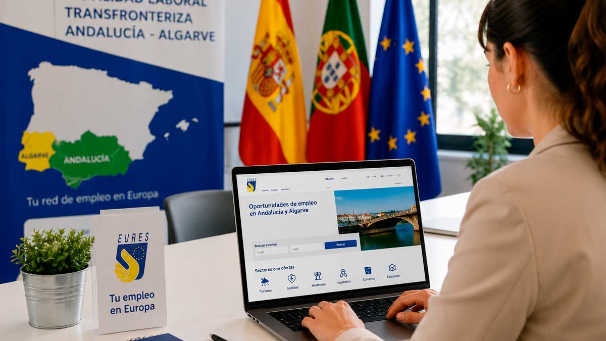 EURES inicia un proyecto de 1,39 millones para facilitar empleo entre Andalucía y Portugal hasta 2028