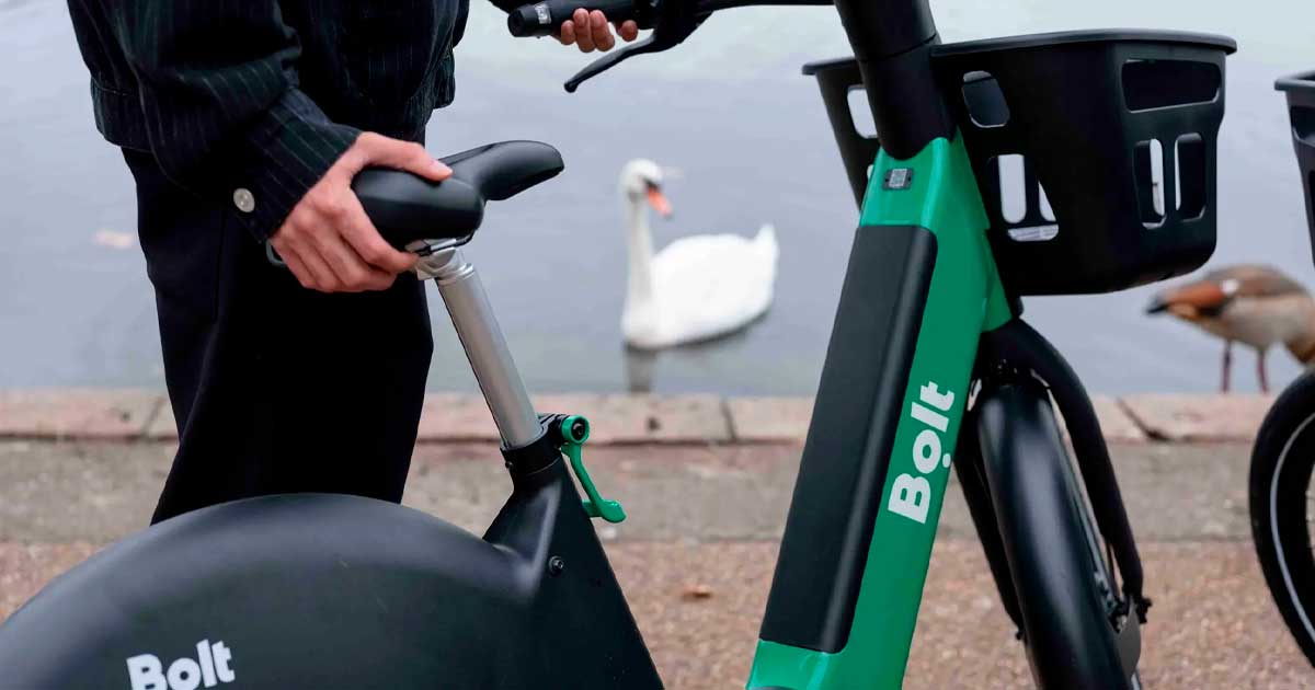 Bicicleta eléctrica de Bolt, servicio disponible en Almería