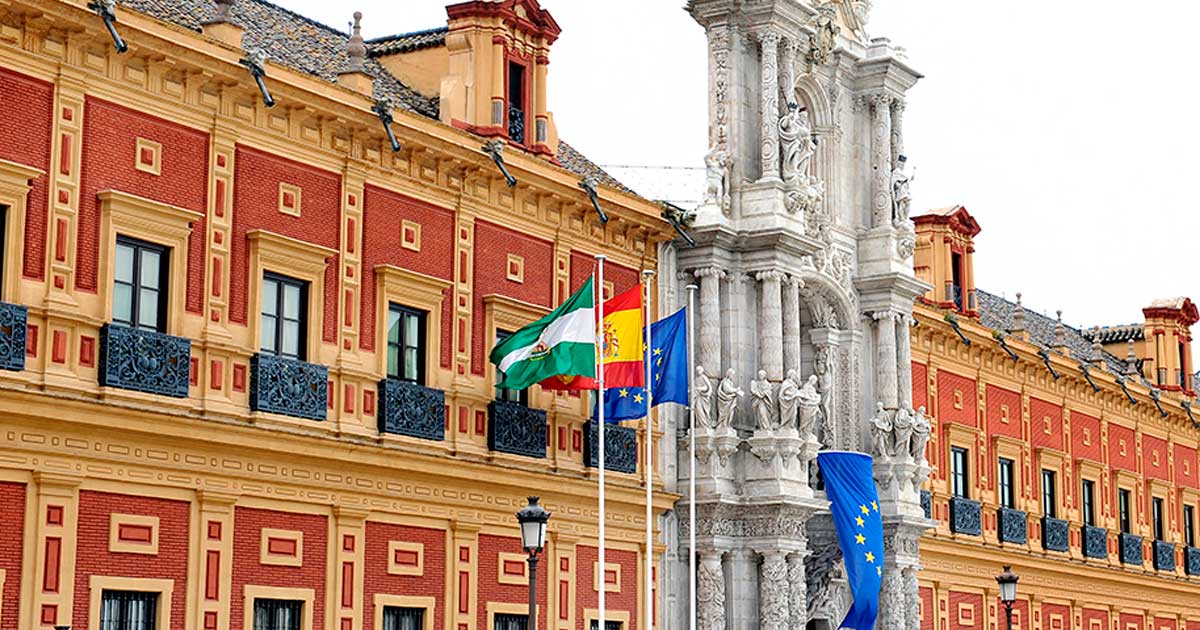 Palacio de San Telmo, sede de la Presidencia de la Junta de Andalucía en Sevilla
