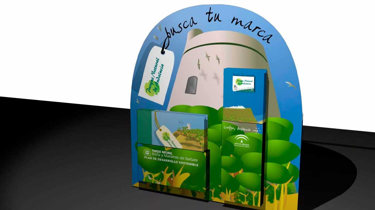 Distintivo de la marca Parque Natural de Andalucía