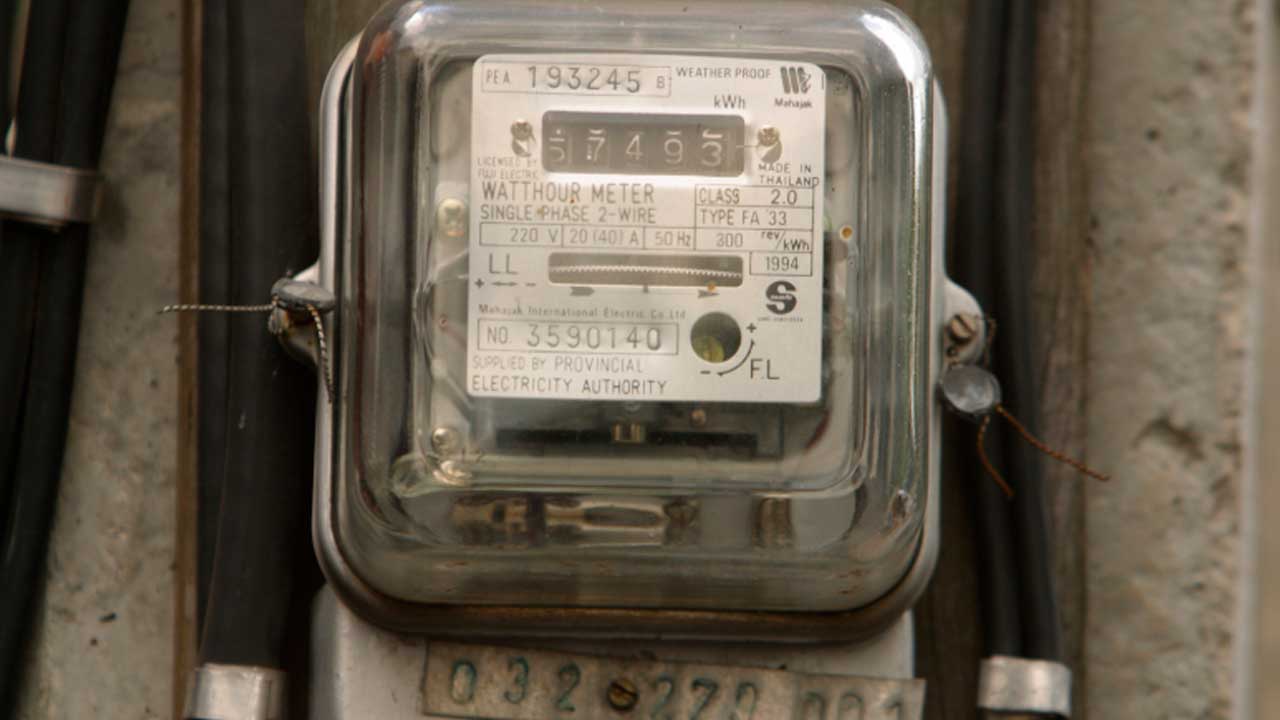Contador de electricidad para medir el consumo eléctrico de una vivienda