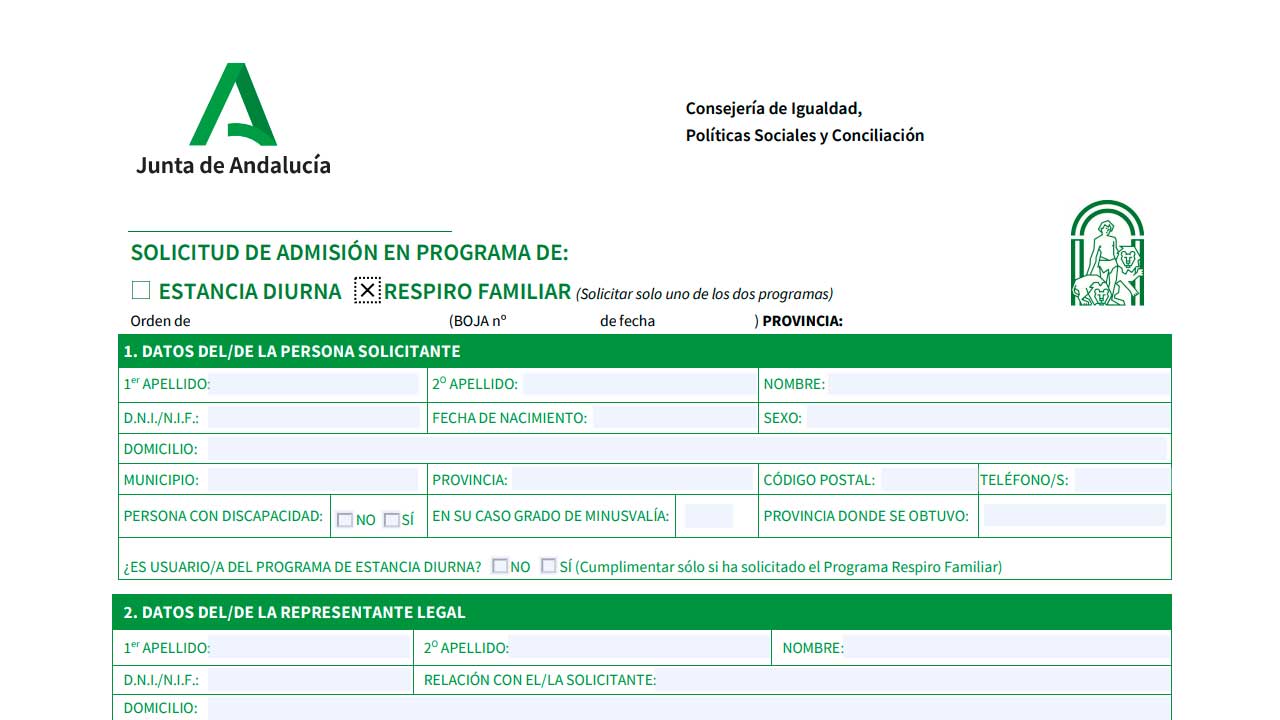 La Junta de Andalucía ofrece hasta un mes de respiro a quienes cuidan de un familiar: cómo se solicita