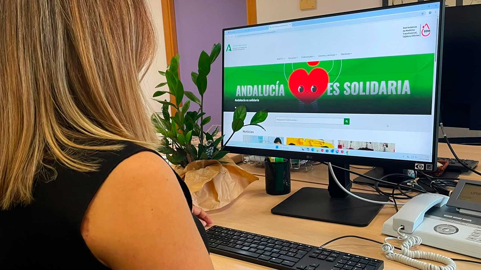 Nueva web Andalucía Dona para consultar puntos de donación de sangre en Andalucía
