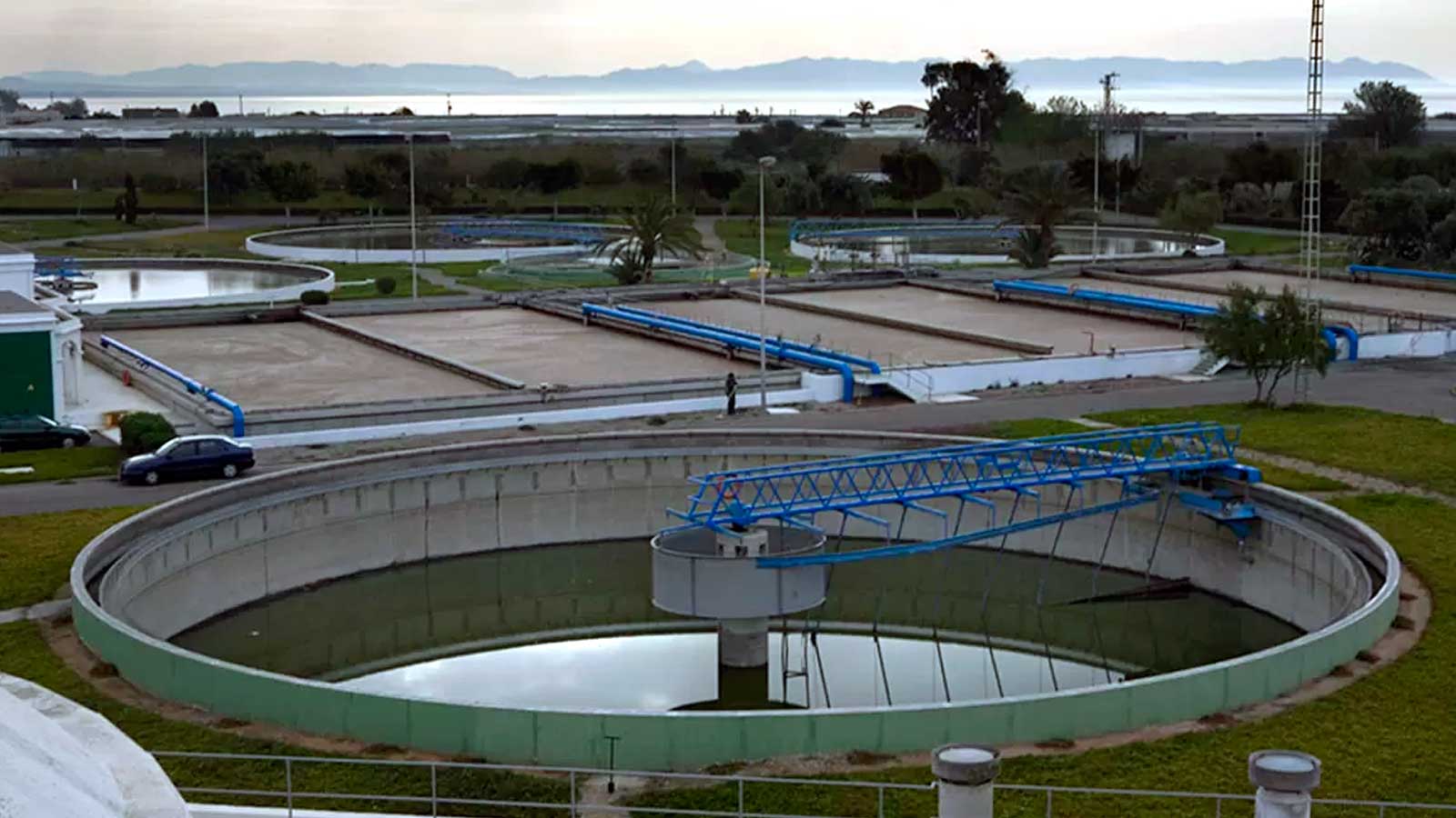 Estación depuradora de aguas residuales de Linares tras su ampliación