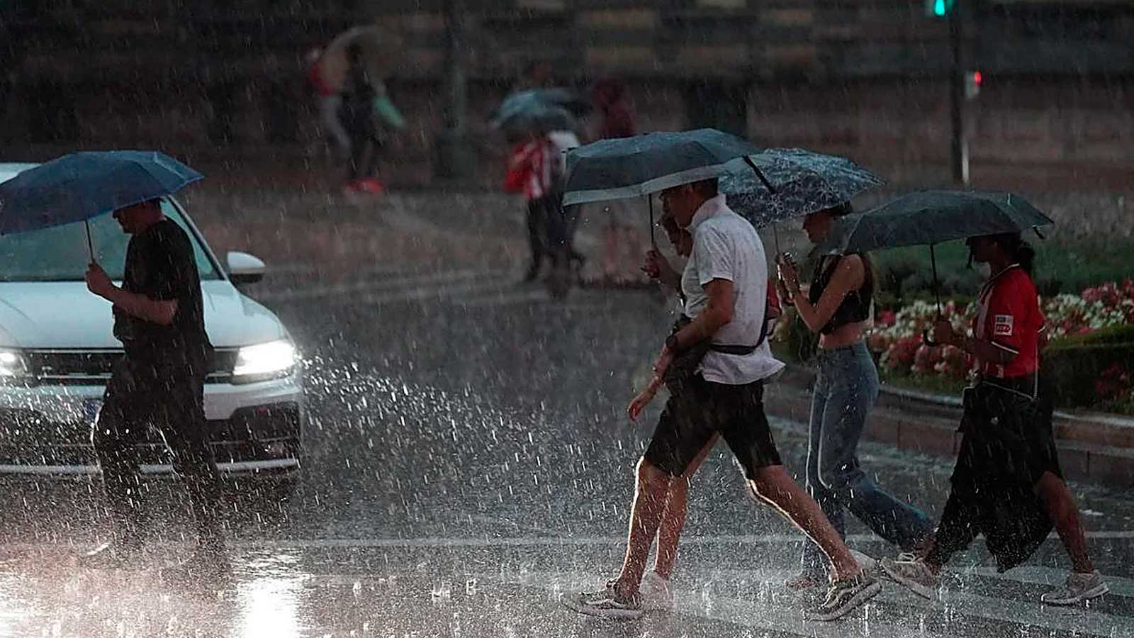 Lluvias y tormentas en Andalucía durante el fin de semana