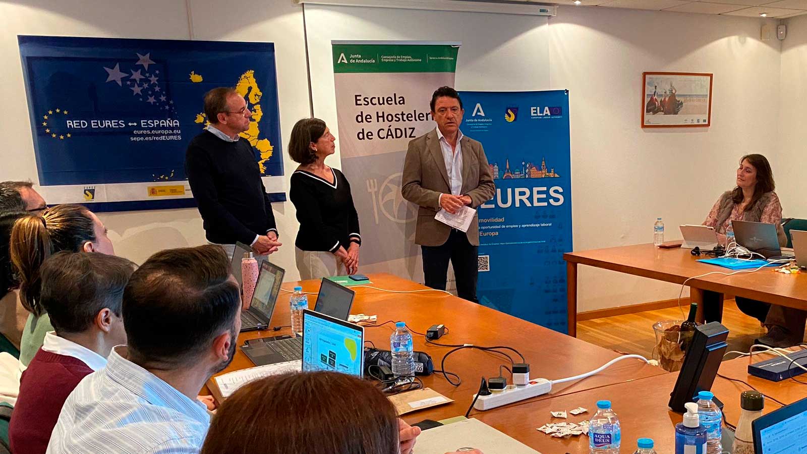 Jornada informativa de la Red EURES en Andalucía sobre oportunidades de empleo y movilidad laboral en Europa.
